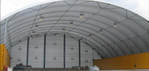 shelter tenda container 40'x40'